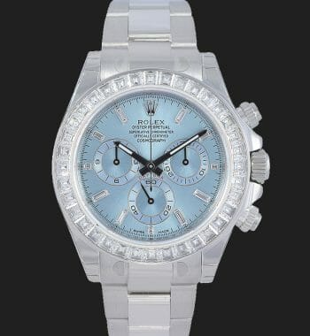 Rolex Cosmograph Daytona Ice Blue Baguette 2016