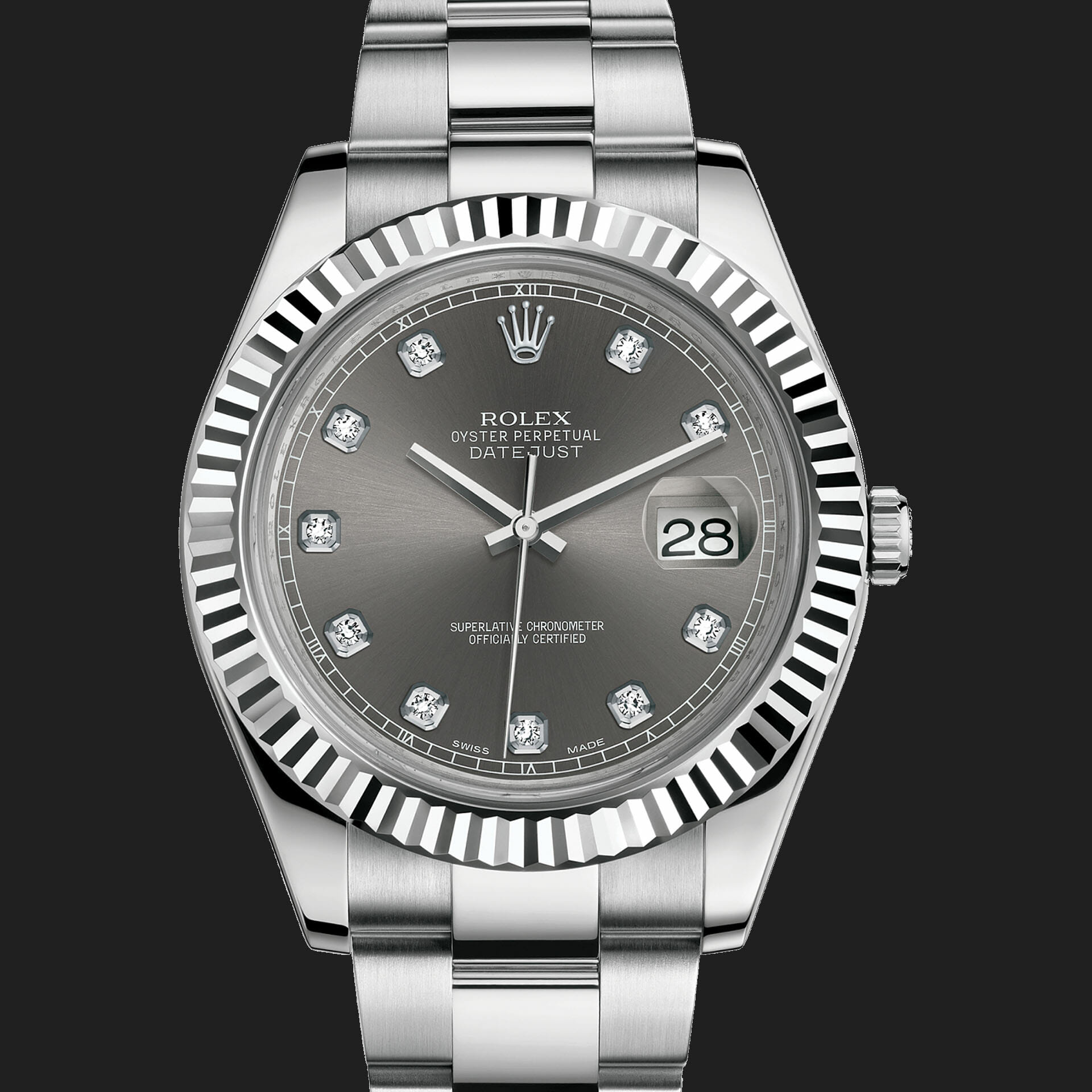 Rolex Datejust II White Gold 