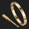 Cartier Yellow Gold Love Bracelet, 4 Diamonds
